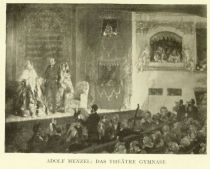 046 Das Theater Gymnase. Adolph von Menzel (1815-1905)
