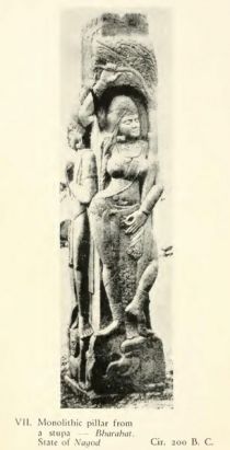 Kamasutra 7. Monolithic pillar from a stupa