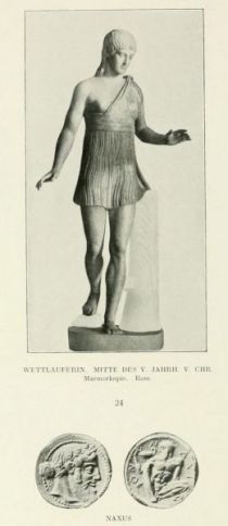 024. Wettläuferin. Mitte des 5. Jahrhunderts v. Chr. Marmorkopie, Rom, Naxus