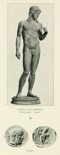 026. Apollo aus Pompeji, Bronzekopie, Neapel, Naxus