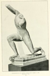 027. Jünglingsfigur aus Subiaco. Mitte des V. Jahrhunderts v. Chr. Marmorkopie, Rom