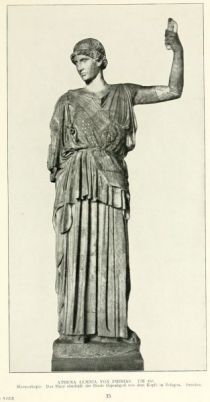 035. Athena Lemnia von Phidias. Um 450. Marmorkopie, Dresden