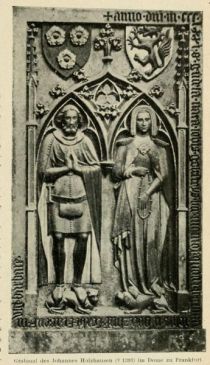 MA 104 Grabmal des Johannes Holzhausen (Gest. 1393) im Dom zu Frankfurt