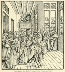 MA 174 Fackeltanz, aus Rodler, Turnierbuch (Simmern 1532)