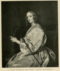 MA 178 A. van Dyk, Violinspielerin. Maria Ruthwen (München, Alte Pinakothek)
