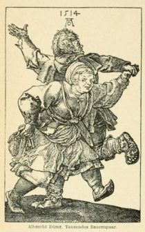 MA 182 Albrecht Dürer, Tanzendes Bauernpaar