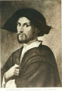 084. Cesare Borgia. Angeblich von Palmezzano. Forli, Pinakothek.