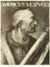 188. Amerigo Vespucci. Von einem unbekannten Meister des 16. Jahrhunderts. Florenz, Uffizien.