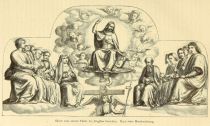 Fra Bartolommeo, Skizze zum oberen Teil des Jüngsten Gerichts, nach einer Handzeichnung