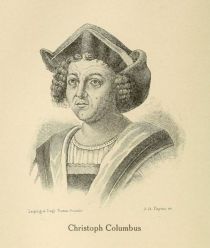 025 Columbus, Christoph (1451-1506) italienischer Seefahrer der 1492 Amerika entdeckte