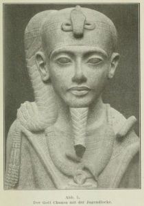 Ägypten 005 Der Gott Chunsu mit der Jugendlocke