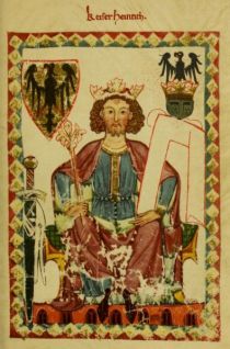 Minnesinger 001 Kaiser Heinrich VI. von Hohenstaufen (1165-1197)