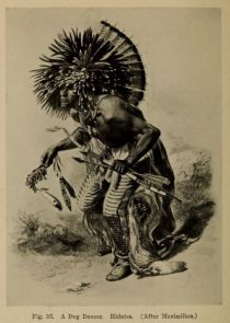 Indianer. A Dog Dancer. Hidatsa