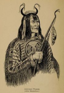 Indianer. Assiniboin Warrior