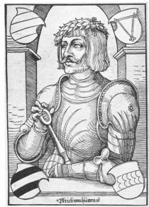 Hutten, Ulrich von (1488-1523)Humanist, erster Reichsritter, Schriftsteller