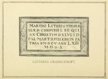 RA 100 Luthers Grabschrift