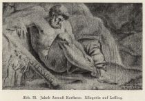 055 Jakob Asmuß Karstens, Allegorie auf Lessing