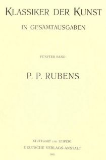 000. Klassiker der Kunst, Bd. 5, Rubens, Titelblatt