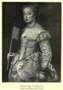 000. Rubens, Bildnis einer Venezianerin