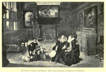 000. Rubens, Ein Salon im Haus von Rubens, Nach einem Gemälde im Museum zu Stockholm