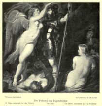 018. Rubens, Die Krönung des Tugendhelden, Um 1604