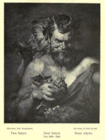 020. Rubens, Zwei Satyrn, Um 1606-1608