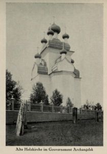 Russland 017. Alte Holzkirche im Gouvernement Archangelsk