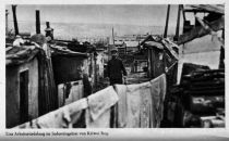 Russland, Eine Arbeitersiedlung im Industriegebiet von Kriwoi Rog 1942