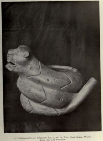043. Schlangengefäß aus hellgrauem Ton, Xoro, Staat Oaxaca, Mexiko, Berlin, Museum für Völkerkunde
