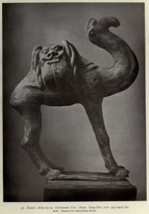 055. Kamel, Höhe 60 cm, Gebrannter Ton, China, Tang-Zeit, 618-907 n. Chr., Köln, Museum für ostasiatische Kunst