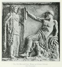 124. Hera und Zeus. Metope aus Selinus. Palermo