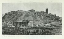 136. Nördliche Ansicht der Akropolis, vorn der Theseustempel