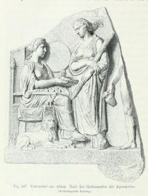 147. Votivrelif aus Athen. Nach der Göttermutter des Agorakritos