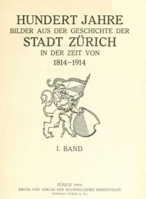 000 Bilder aus der Geschichte der Stadt Zürich. Bd 1