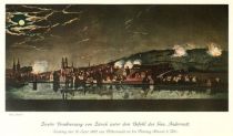 011. Zweite Beschießung von Zürich unter dem Befehl des General Andermatt. 12. September 1802