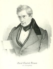 028. Strauß, David Friedrich (1808-1874) Schriftsteller, Philosoph, Theologe, Politiker