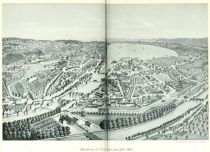 040. Zürich aus der Vogelperspektive ums Jahr 1850