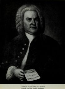 Johann Sebastian Bach (1748) Gemälde von Elias Gottlieb Haußmann