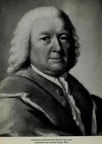 Johann Sebastian Bach (um 1736) Pastellbild von Gottlieb Friedr. Bach 