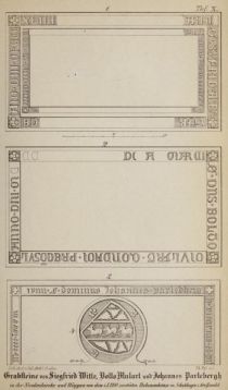 Greifswald, 10 Grabsteine von Siegfried Witte, Bolto Mulart und Johannes Parlebergh in der Nicolaikirche und Wappen