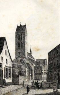 Wismar - Die Marienkirche um 1800