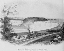 Michigan Central Zug entlang der Niagarafälle