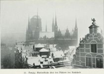 Danzig – Marienkirche über den Dächern der Rechtstadt