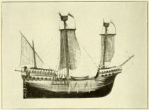 Fig. 12. Hansische Kogge des 15. Jahrhunderts. (Modell im Museum für Meereskunde, Rekonstruktion von L. Arenhold.)