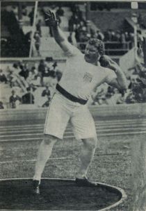Patrick J. McDonald, Olympiasieger im Kugelstoßen, Stockholm, Schweden, 1912