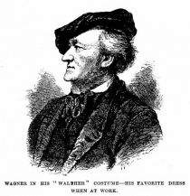 Richard Wagner in seiner Arbeitsmontur