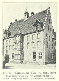 Braunschweig 018 Bierbaumsches Haus (die frühgotischen Reste befinden sich auf der Schmalseite rechts)