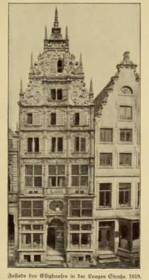 Bremen 016 Fassade des Essighauses in der Langen Straße, 1618