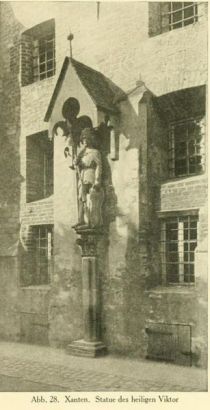 Abb. 28. Xanten. Statue des heiligen Viktor.