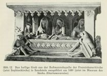 012 Dresden Das heilige Grab aus der Bußmannskapelle der Franziskanerkirche (jetzt Sophienkirche) um 1400